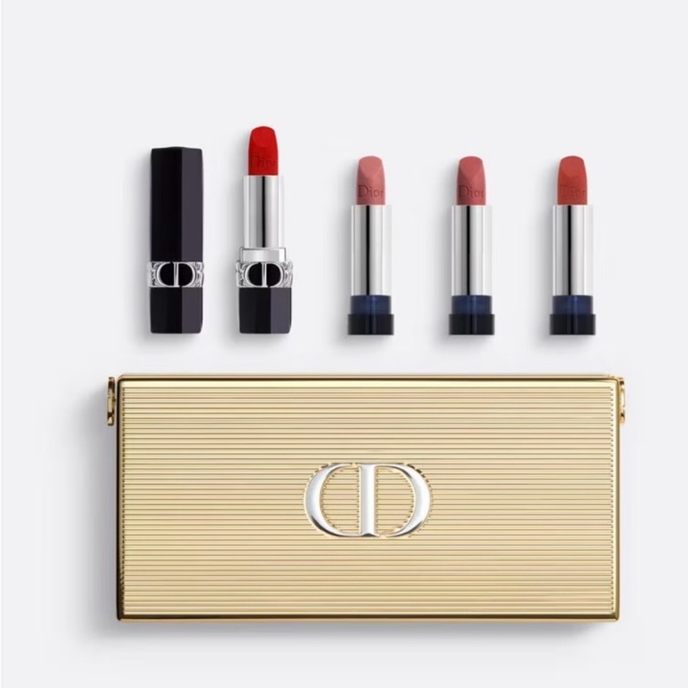 Dior Minaudiere Coffret Lipstick Clutch 5-pc Set